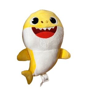 Baby Shark Yellow Singing Puppet Toy Plush Stuffed Pinkfong